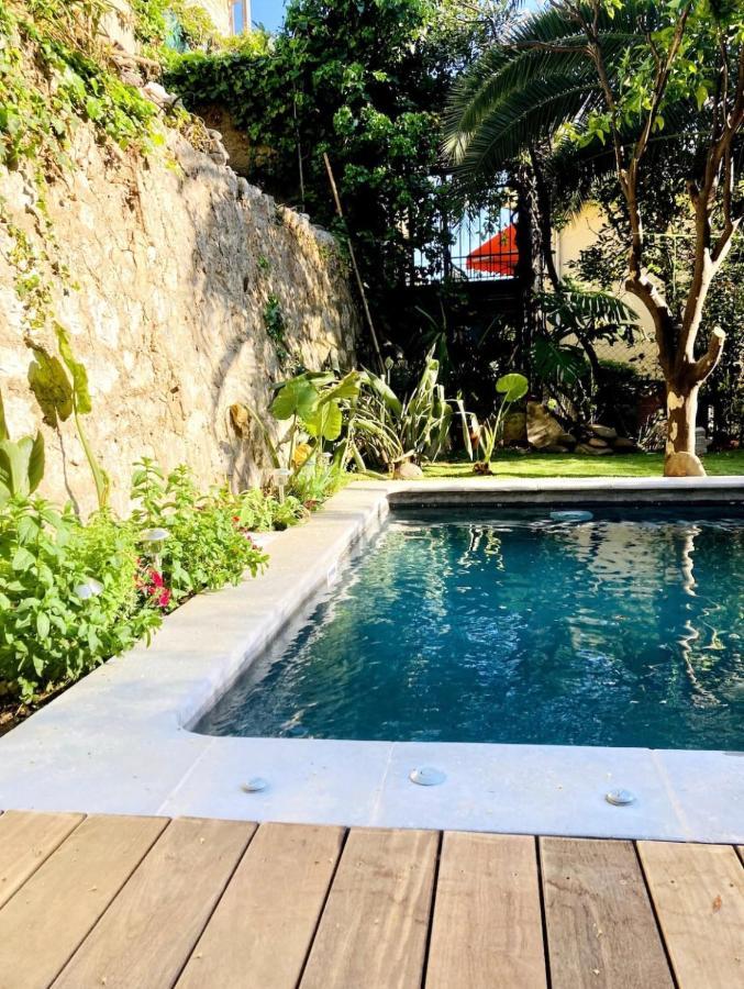 Appartement Lumineux Avec Terrasse Jardin Et Acces Piscine Villefranche-sur-Mer Exterior photo